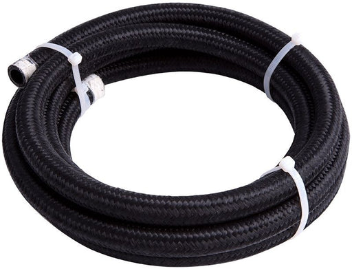 450 SERIES BLACK BRAIDED LIGHT WEIGHT HOSE -4AN 2 METRE LENGTH