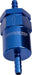 30 MICRON BILLET FUEL FILTER 5/16" BARB BLUE