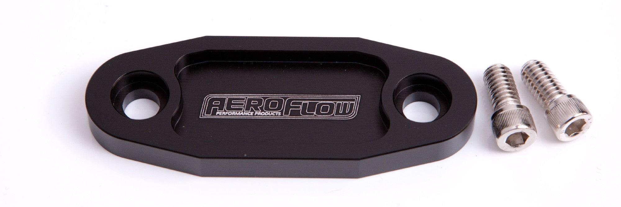BILLET FUEL PUMP BLOCK OFF BLACK SUIT 302 351C - BLACK AF64-2020BLK