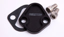 BILLET FUEL PUMP BLOCK OFF BLACK CHRY BBC SBF BBF