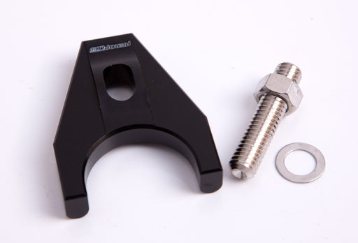 BILLET DISTRIBUTOR HOLD DOWN CLAMP, BLACK SUITS SB/BB CHEV