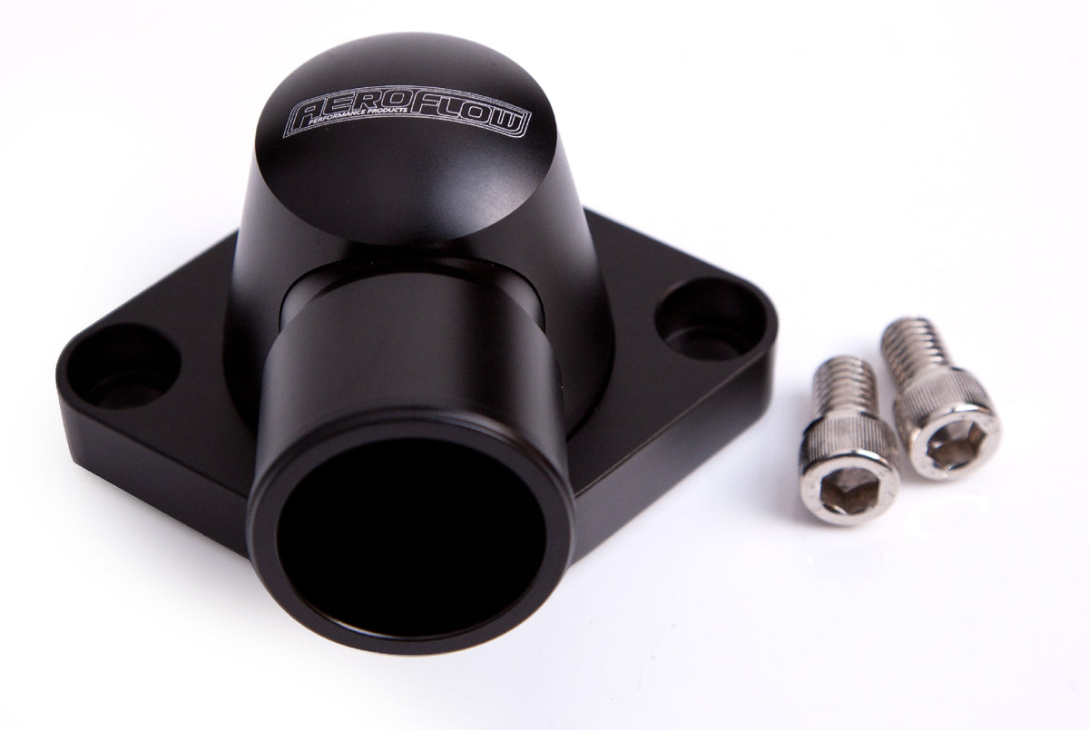 AF642034BLK BILLET THERMOSTAT HOUSING BLACK SUIT SBC / BBC