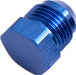 AN FLARE PLUG -6AN BLUE   