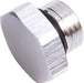 ORB Port Plug -4AN, SIlver Finish 