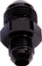 MALE FLARE REDUCER -8 TO -6 BLACK -8AN TO -6AN REDUCER     