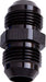 MALE FLARE UNION -8AN BLACK -8AN TO -8AN STRAIGHT  AF815-08BLK    