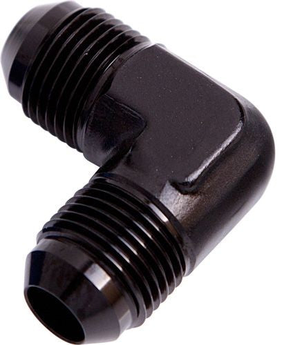 MALE FLARE UNION 90 DEG -8AN BLACK MALE TO MALE 90 DEG   AF821-08BLK
