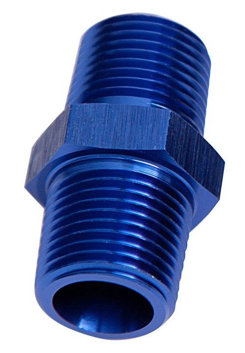 NPT MALE COUPLER 3/8" - BLUE