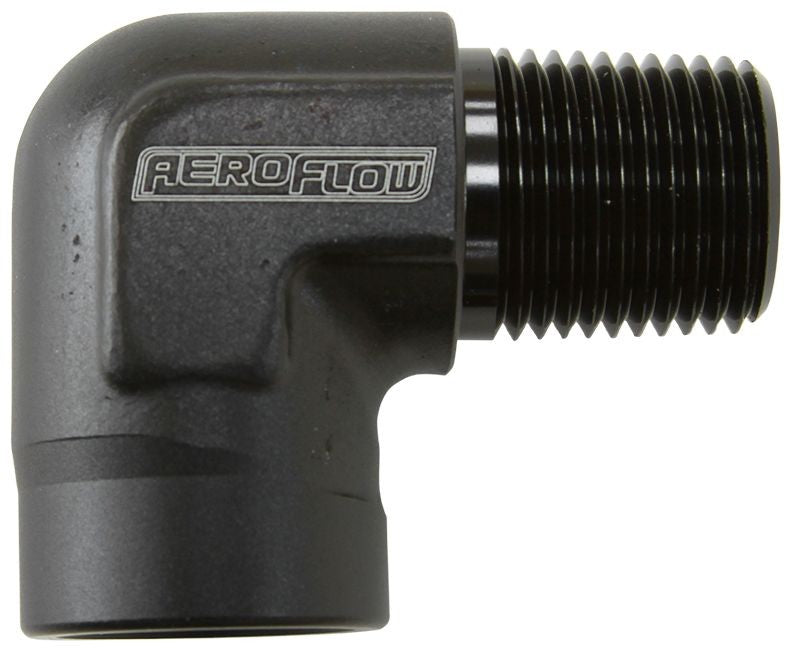 90 DEG FEMALE - MALE ELBOW 1/8 NPT BLACK   AF914-02BLK      