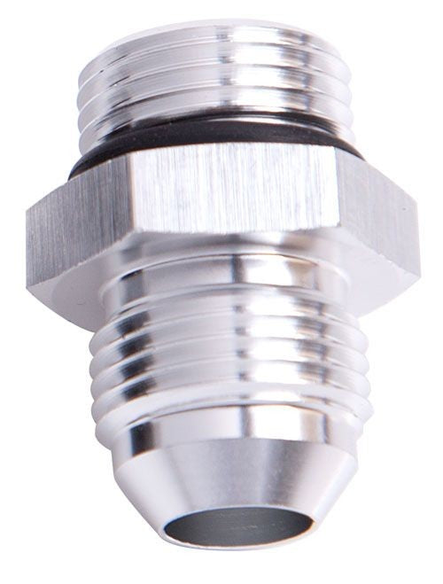 -8 ORB TO -4AN STRAIGHT MALE FLARE ADAPTER - SILVER