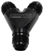 BILLET Y-BLOCK, 3 x -10AN MALE - BLACK  AF930-10-10BLK