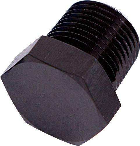 NPT HEX HEAD PLUG 1/4 NPT BLACK 1/4 NPT  AF933-04BLK