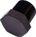 NPT HEX HEAD PLUG 1/4 NPT BLACK 1/4 NPT  AF933-04BLK