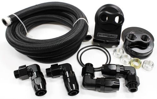 SINGLE BILLET OIL FILTER REMOTE MOUNT KIT