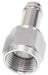 STRAIGHT HOSE BARB 3/8" TO -6AN FEMALE - SILVER