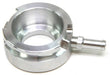 BILLET RADIATOR NECK WELD ON RAW FINISH LARGE CAP 42MM ID
