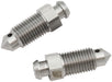 AF333-03 - AEROFLOW BRAKE BLEED NIPPLES PAIR 3/8-24" STAINLESS STEEL 