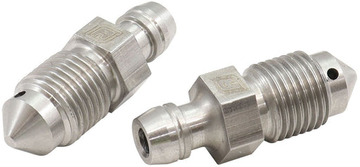 AF331-03 - AEROFLOW BRAKE BLEED NIPPLES PAIR M10 X 1.0MM STAINLESS STEEL 