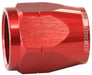 CUTTER STYLE HOSE END SOCKET -06 RED