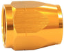 CUTTER STYLE HOSE END SOCKET -06 GOLD