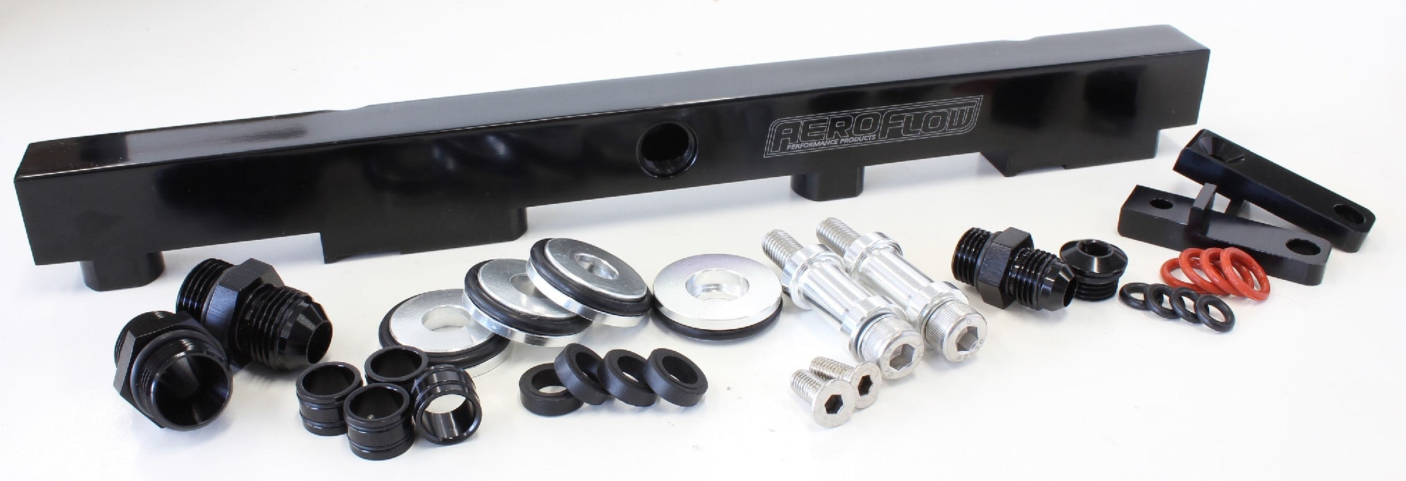 NISSAN SR20 S13 BILLET EFI FUEL RAIL - BLACK