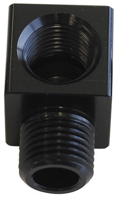 90 DEG MALE TO F/MALE 1/8 BLACK ADAPTER TIGHT RADIUS AF896-02BLK    