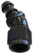 510 SERIES FULL FLOW TIGHT RADIUS PUSH LOCK 30° HOSE END -4AN BLACK       