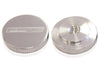 POLISHED BILLET AIR CLEANER NUT, LOW PROFILE - 1/4" UNC