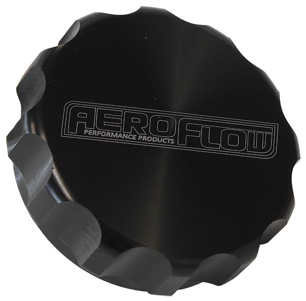 2-1/2 ALUM WELD BUNG AND CAP RAW WELD ON / BLACK CAP