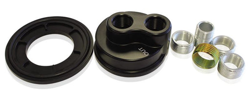 BILLET REMOTE BLOCK ADAPTER. SUIT 2-1/2- 3-1/4 FILTER. UNI
