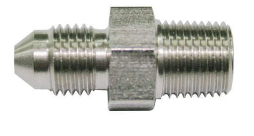 Stainless Steel BSP Male to AN Fitting, 1/8" BSP to Male -4AN