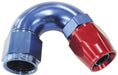 570 SERIES PTFE 150° HOSE END -6AN BLUE/RED      