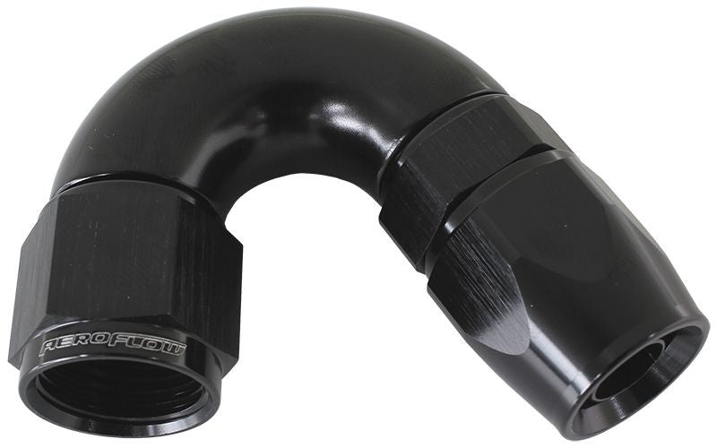 570 SERIES PTFE 150° HOSE END -6AN BLACK       