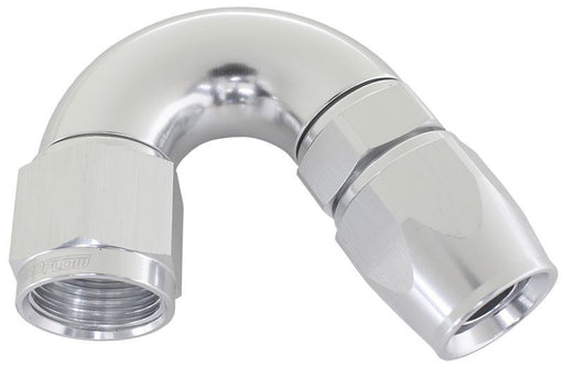 570 SERIES PTFE 150° HOSE END -6AN SILVER       