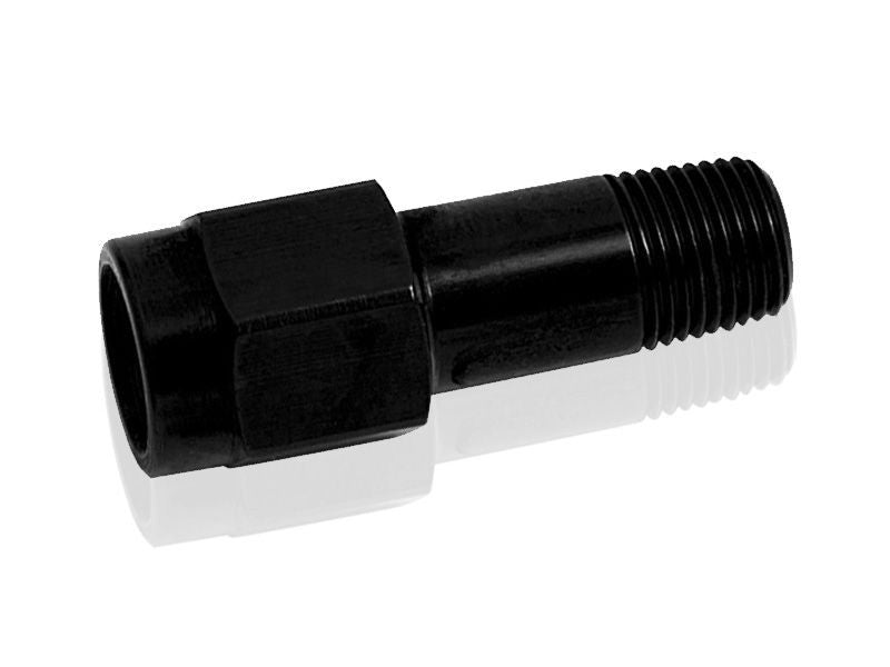 1/4 NPT EXTENSION BLACK MALE TO FEMALE   