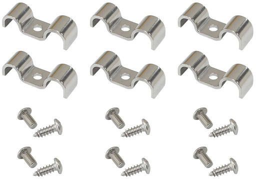 DUAL HARDLINE CLAMPS 1 X 3/16AND 1 X 3/8 *DUAL SIZES* 6PK  AF300-06-01