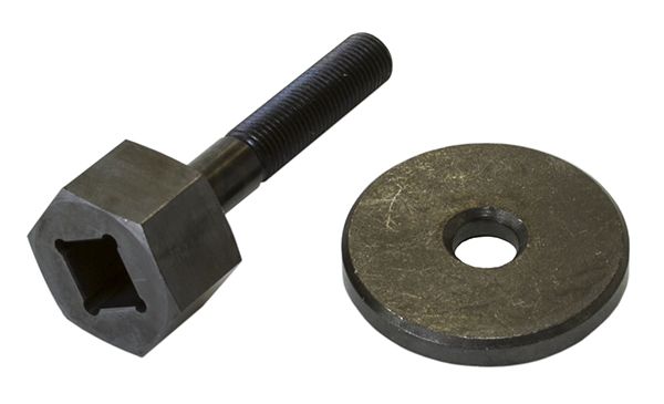 Heavy Duty Harmonic Balancer Bolt Suit Small Block Chevy, with washer. Bolt accepts 1/2" drive ratchet