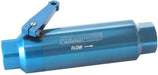 60 MICRON PRO FILTER WITH BALL VALVE - BLUE -12 ORB PORTS 5.5" x 2"