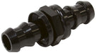-6 PUSH LOCK BARB JOINER BLACK 3/8 MALE TO MALE BARB  AF410-06BLK  