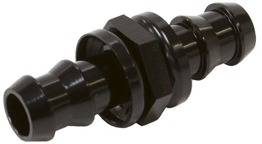 -6 PUSH LOCK BARB JOINER BLACK 3/8 MALE TO MALE BARB  AF410-06BLK  