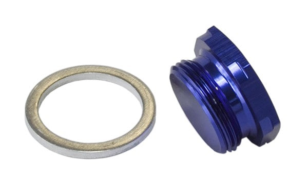 HOLLEY FUEL BOWL INLET BLANK PLUG - BLUE