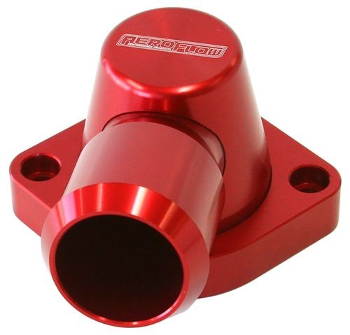 BILLET SWIVEL THERMOSTAT HOUSING SUIT LS1, LS2 -  RED