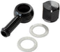 90° FUEL PUMP BANJO KIT - BLACK