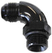 90 DEG -12ORB TO -10AN COMPLETWITH JAM NUT AND O-RING BLACK  AF903-10-12BLK 