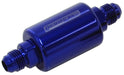 BILLET FUEL FILTER 40 MICRON -6AN BLUE