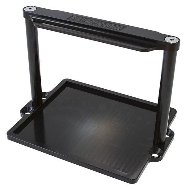 BILLET ALUMINIUM BATTERY TRAYS, BLACK FINISH