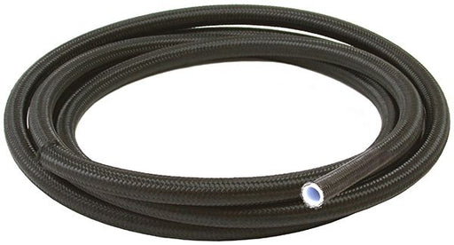 BLACK BRAIDED TEFLON HOSE-12AN1M S/S 16.2MM ID 19.3MM OD