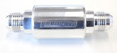 BILLET FUEL FILTER 40 MICRON -8AN POLISHED