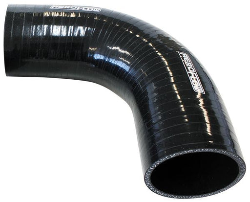 GLOSS BLACK 90° SILICONE ELBOW HOSE 1/2" (12.7mm) I.D   