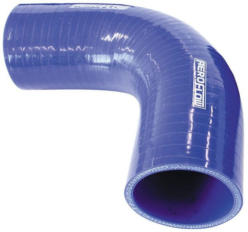 GLOSS BLUE 90° SILICONE ELBOW HOSE 3-1/2" (88mm) I.D 